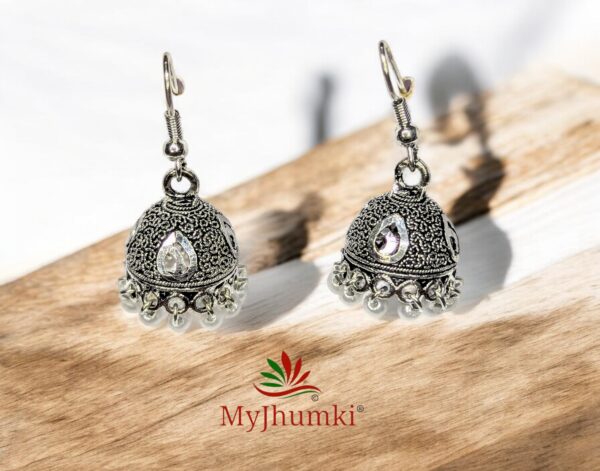 Oxidised Jhumka Earring For Women